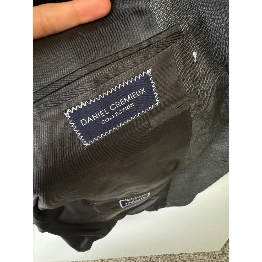 Loro Piana Daniel Cremieux Gray Wool Blazer Sport Coat‎ Size 42R